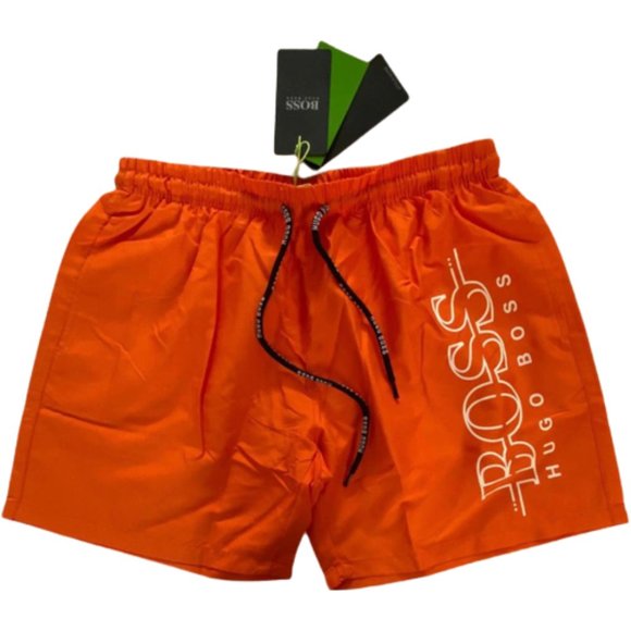 Hugo Boss Other - NWT Men's Hugo Boss Swim Shorts  Color Orange Size XL
